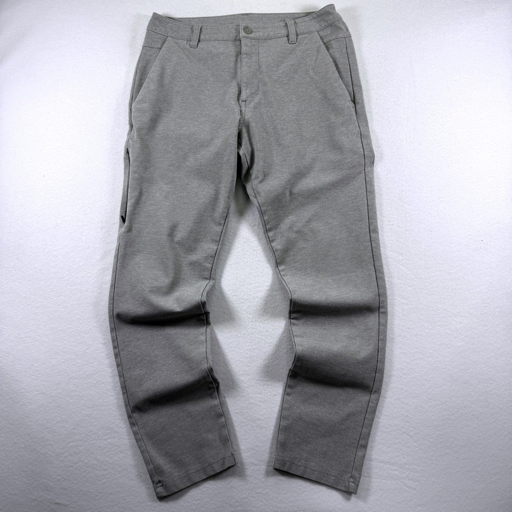 BYLT Everyday Pant 2.0 Mens Medium 32x28 Grey Performance Stretch Chino Trousers